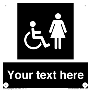 Custom information: black panel disabled and female